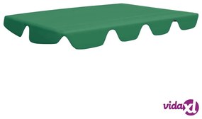 vidaXL Baldacchino per Dondolo Giardino Verde 150/130x70/105 cm