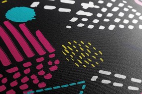 Quadro su tela – Motivo Memphis moderno
