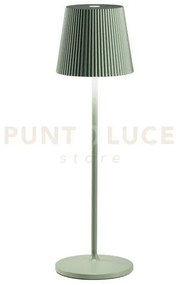 Gls052-  lampada ricaricabile a batteria verde a led 3000k 240lm 3w