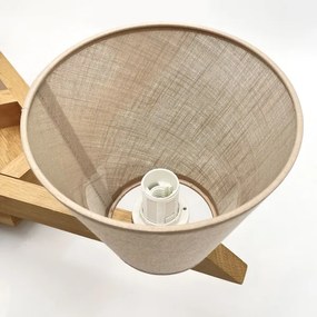 Brilagi - LED  Lampadario a plafone ANTHONY 5xE14/40W/230V quercia