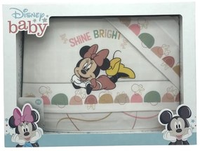 Lenzuola lettino neonato Minnie shine bright Disney  Colore Rosa, Dimensioni e Misure Lettino