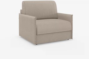Evans poltrona letto compatta con materasso - sfoderabile in tessuto smacchiabile T23