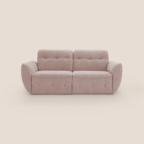 Cerbero divano 2 e 3 posti in morbido bouclé impermeabile T07 rosa