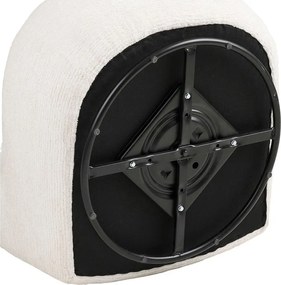 Poltrona color crema girevole Milo – House Nordic