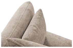 Divano angolare beige (angolo sinistro) Matera - Cosmopolitan Design