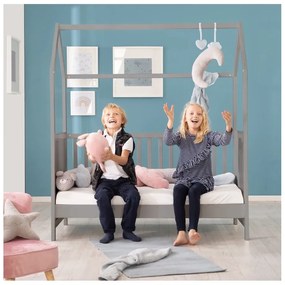 Lettino grigio 70x140 cm - Roba