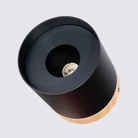 Sollux SL.1349 - Faretto RIF 1xGU10/10W/230V diametro 12 cm nero