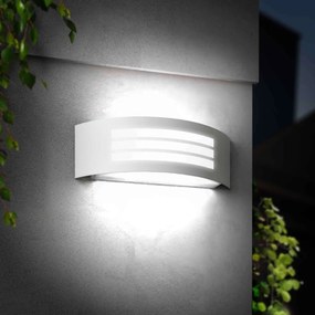 Applique Bianca E27 IP54 da Esterno Antiabbagliamento - Serie SHELL