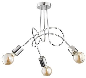 Lampadario a plafone TANGO 3xE27/15W/230V cromo