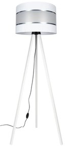 Lampada con piedistallo CORAL 1xE27/60W/230V bianco/cromo