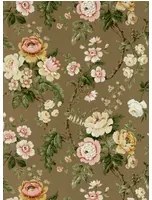 Sanderson Carta da parati Hykenham - Gold Metallic/ Rose