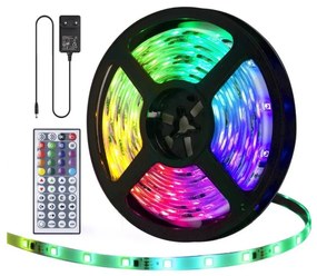 Aigostar - Striscia LED RGB Dimmerabile da esterno 5m LED/24W/12/230V IP65