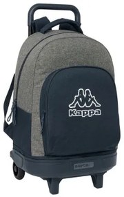 Trolley per la Scuola Kappa Dark navy Grigio Blu Marino 33 X 45 X 22 cm