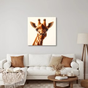 Quadro su tela – Sguardo dettagliato della giraffa