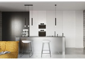 Lampadario nero in metallo ø 8 cm Vittoria – Sollux