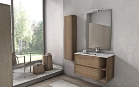 Colonna per mobile bagno Aline BADEN HAUS 1 anta P 22 x L 35 x H 140 cm rovere