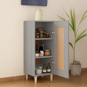 Credenza grigio sonoma 34,5x34x90 cm in legno multistrato