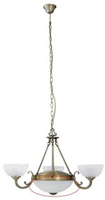 Rabalux - Vetro di ricambio per lampadario MARLENE E27