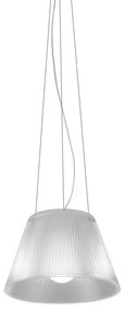 Flos Romeo Moon Suspension 1 Lampada sospesa 34 cm a luce diffusa in Vetro trasparente