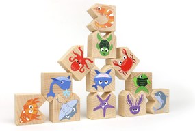 Milaniwood - Gioco equilibristo in legno - Animali oceano