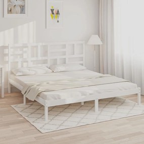 Giroletto Bianco İn Legno Massello 200x200 Cm /