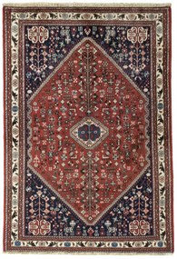 Abadeh Tappeto 150x110 Rosso (Iran) Annodato A Mano