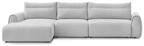 Divano angolare in grigio chiaro Aden – Bobochic Paris