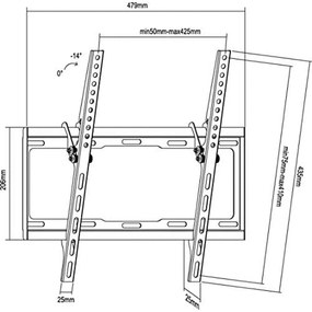 Supporto TV Equip 650311 35 kg