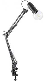 JUST LIGHT. 14773-18 - Lampada da tavolo con morsetto TURN ME 1xE27/60W/230V nero