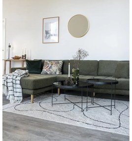 Tavolino rotondo nero ø 70 cm Venezia - House Nordic