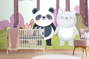 Carta da parati – Animali nel bosco