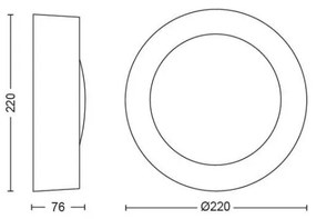 Philips 17465/30/P7 - LED RGB Lampada da esterno Hue DAYLO LED/15W/230V IP44