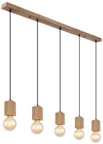 Globo 15655-5H - Lampadario a sospensione con filo ERNA 5xE27/60W/230V