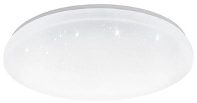 Plafoniera Contemporanea Totari-Z Acciaio Bianco 4 Luci Led Integrato 11,2W Ip20