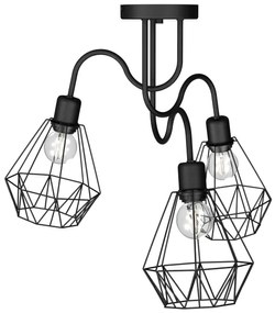 Lampadario a plafone BERGEN 3xE27/60W/230V