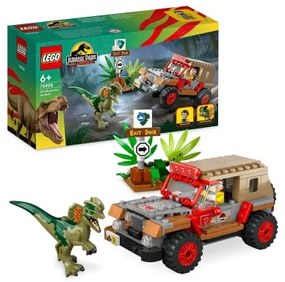 Playset Lego Jurassic Park 30th Anniversary 76958 Dilophosaurus Ambush 211 Pezzi