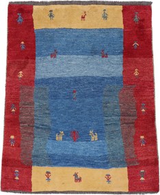 Gabbeh Tappeto 190 x 150 (Iran) Annodato A Mano