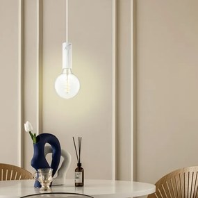 Lampadario a cavo SAGA 1xE27/40W/230V marmo