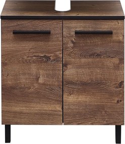 Mobile marrone sotto il lavabo in rovere 60x53 cm Set 374 - Pelipal