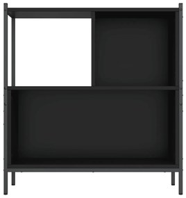 Libreria nera 72x28x77,5 cm in legno multistrato