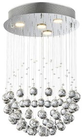 LUXERA 62413 - Lampadario fisso di cristallo XAVER 4xGU10/50W/230V