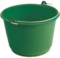 10pz secchio agricolo verde lt.18 diametro cm.37 gr.960 17579