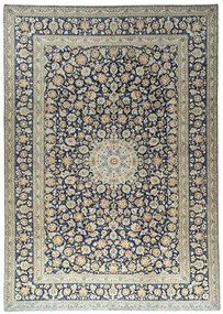 Kashan Tappeto persiano 300 x 430 Blu (Iran) Annodato A Mano