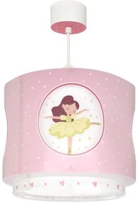 Dalber 60912 - Lampadario per cameretta PRINCESS DANCE 1xE27/15W/230V rosa