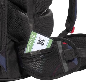 Zaino scuola coocazoo PORTER, Lava Lines, certificato AGR