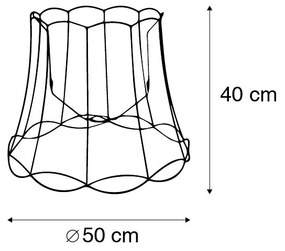 Paralume in metallo nero 50/40 - Granny Frame