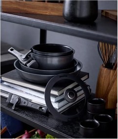 Set di padelle con manico rimovibile in alluminio con superficie antiaderente 2 pz ø 28 cm – Holm