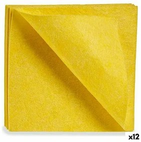 Panni Soffice Giallo 18 x 2,5 x 20 cm (12 Unità)