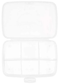 Scatola portaoggetti con coperchio Trasparente Plastica 21,5 x 8 x 14,6 cm (12 Unità)
