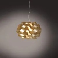 Sospensione Moderna 1 Luce Cloud D40 In Polilux Oro Made In Italy